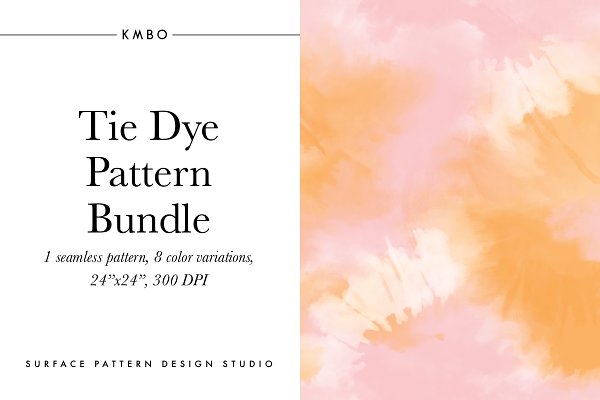 Download Tie Dye Seamless Pattern Bundle