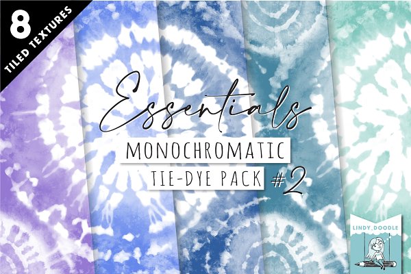Download Monochromatic Tie Dye Pack 2
