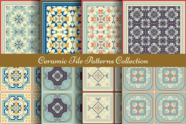 Download Tile Collection Patterns & Borders.