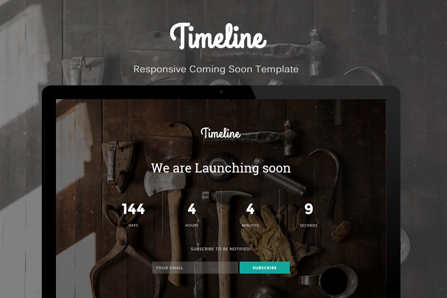 Download Timeline - Coming Soon Template