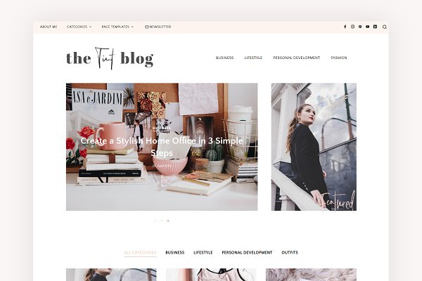 Download Business Blog Theme - Tint
