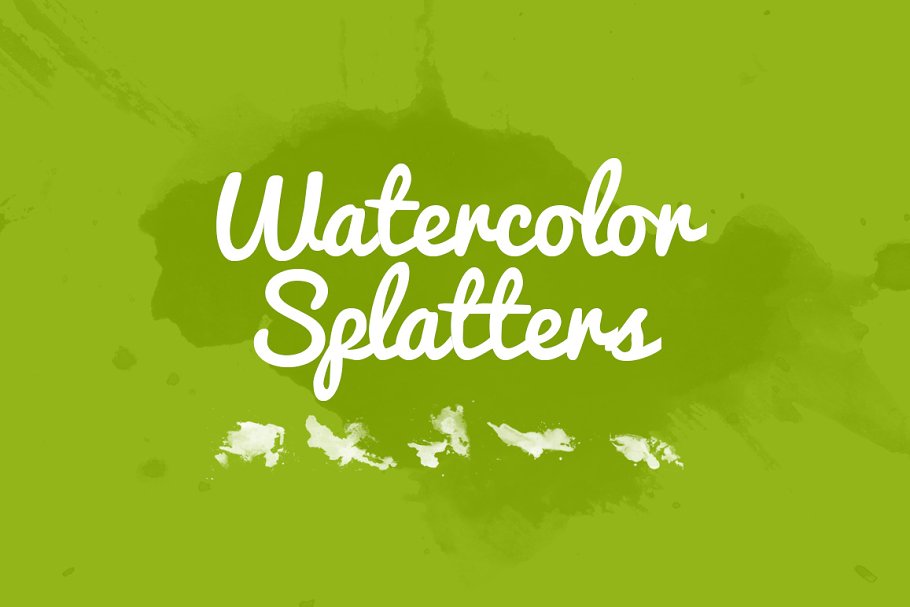 Download 32 Watercolor Splatters