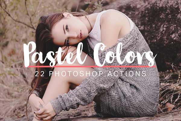 Download 22 Soft Pastel Photoshop Actions