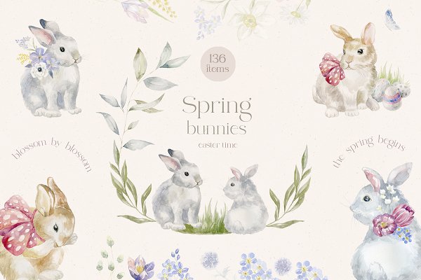 Download Spring Bunnies. Easter Time.