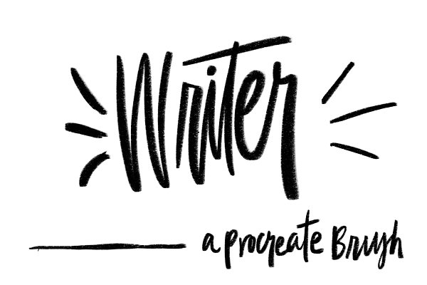 Download Writer Brush for Procreate