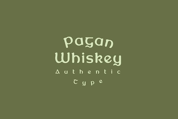 Download Pagan Whiskey - Authentic Irish Type