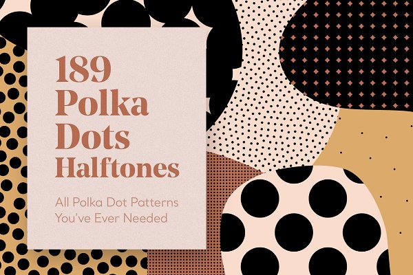 Download 189 Polka Dots Seamless Halftones
