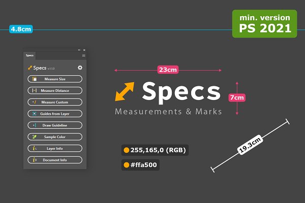 Download Specs - Custom Measures & Marks