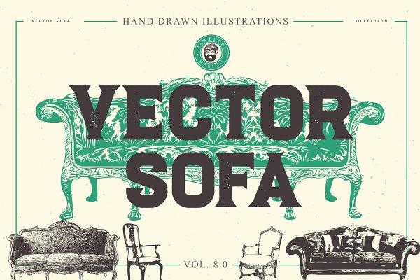 Download VECTOR SOFA HAND DRAWN BUNDLE 8.0
