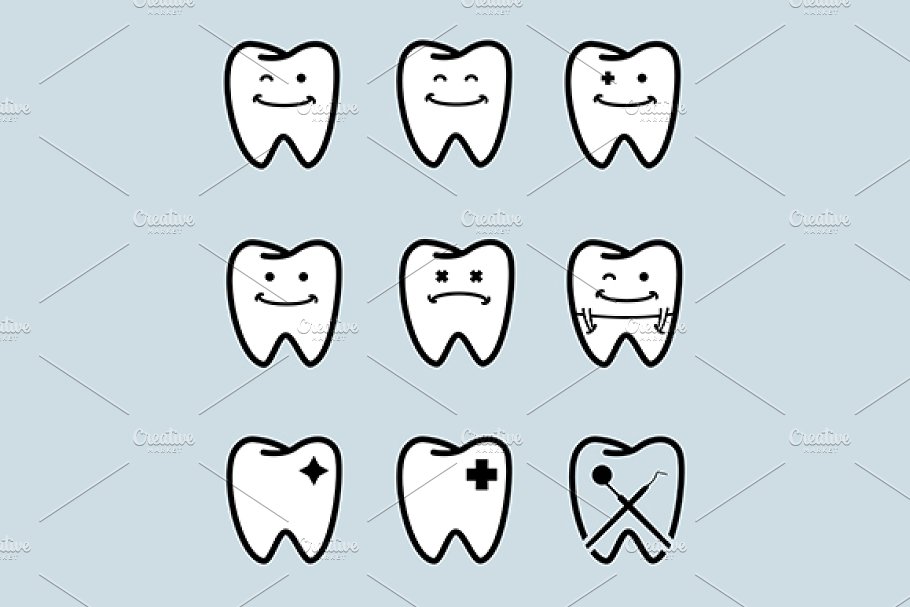 Download Tooth dentist logo vector template