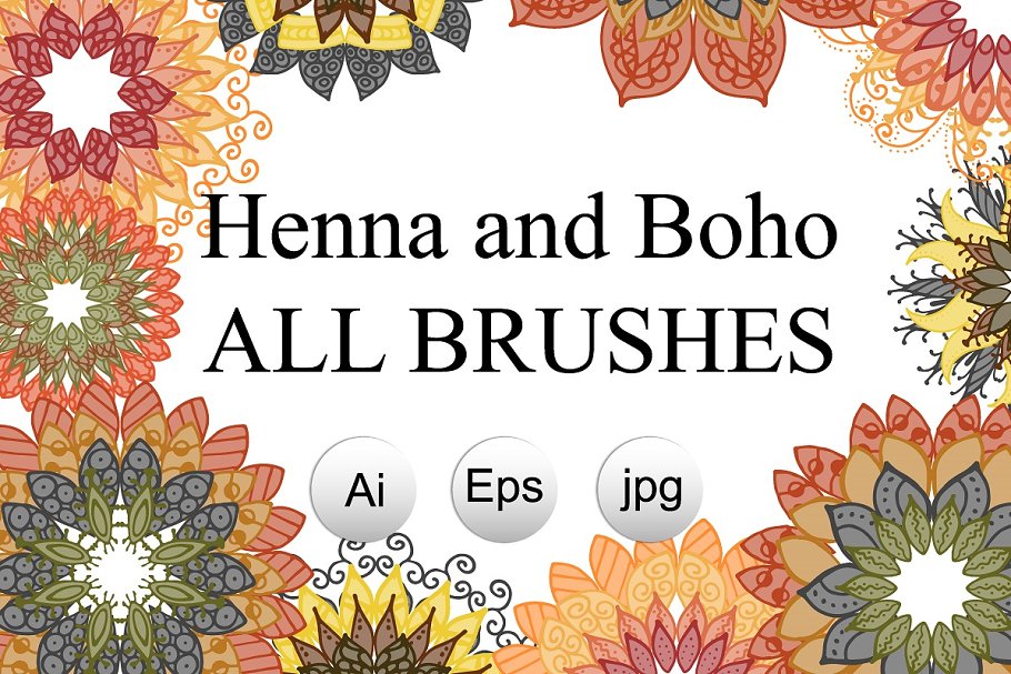 Download Henna and Boho All Brushes
