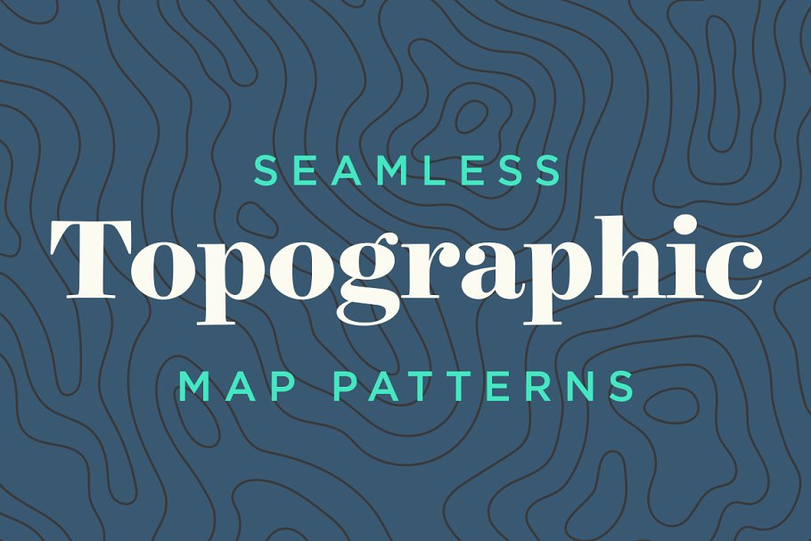 Download Topographic Map Patterns - Tileable
