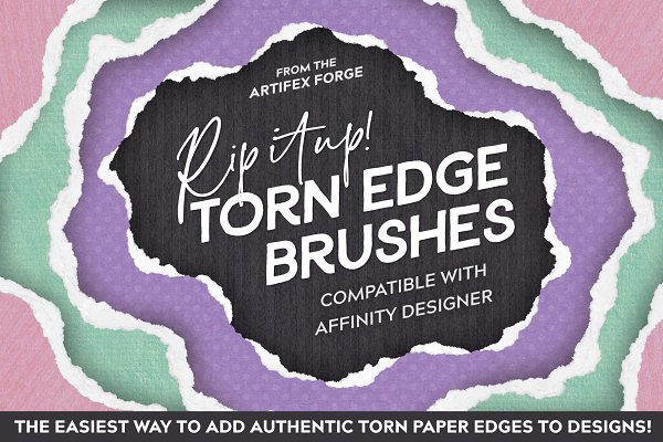 Download Rip It Up! - Torn Edge Brushes - AD