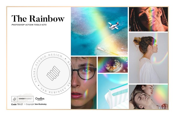 Download The RAINBOW Photoshop Action Tools