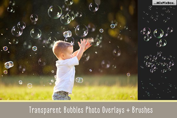 Download Transparent Bubble Overlays +brushes