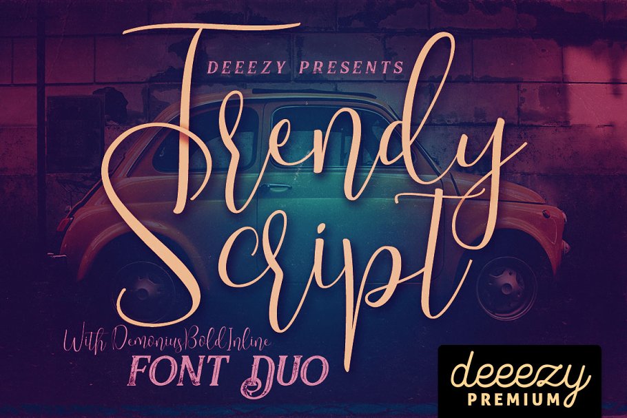 Download Trendy Script Font Duo
