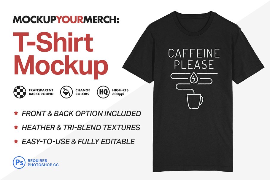 Download T-Shirt Merch Mockup