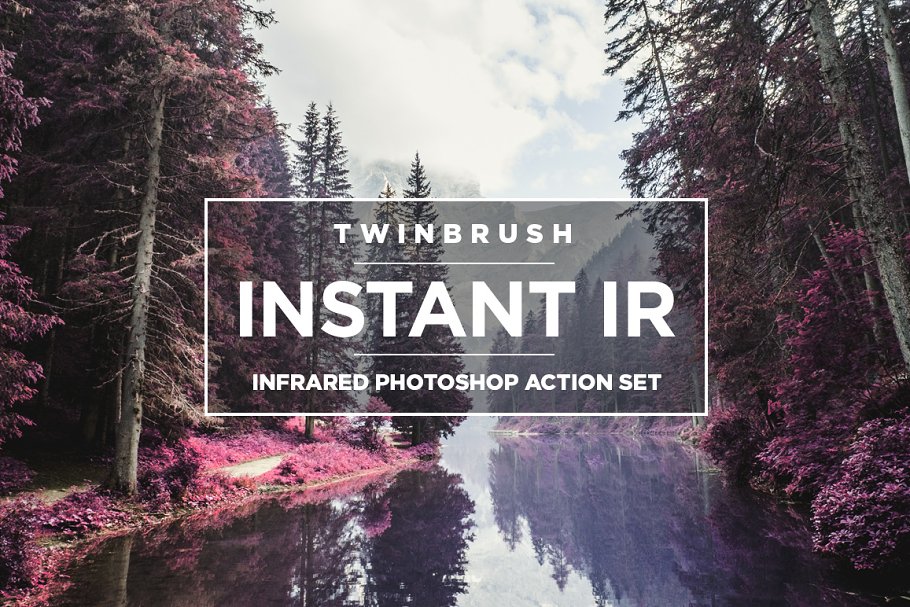 Download IR Infrared Photoshop Action Set
