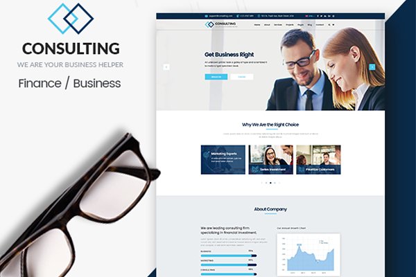 Download Consulting Finance WordPress