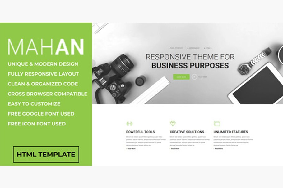 Download MAHAN - Agency Corporate Template