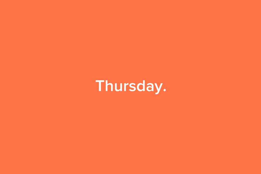 Download Thursday Portfolio Theme - HTML/CSS