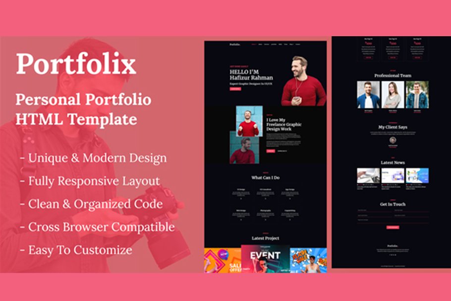 Download Portfolix - Portfolio Template