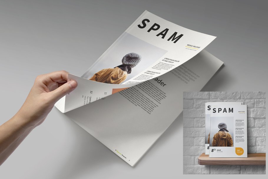 Download A5 Clean Magazine Template