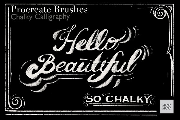 Download Procreate Chalk Calligraphy Brushes
