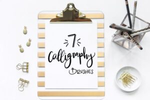 Download 7 Procreate Calligraphy Brushes