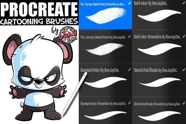 Download Cartooning Brush Set for Procreate
