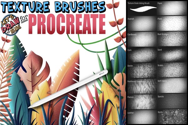 Download Texture Brushes for Procreate