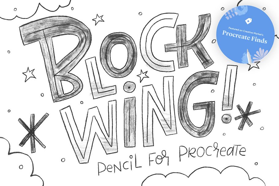 Download Blockwing Procreate Pencil Brushes