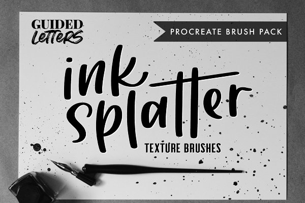 Download Ink Splatter Texture for Procreate