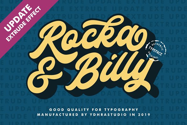 Download Rocka & Billy - Bold Script Font
