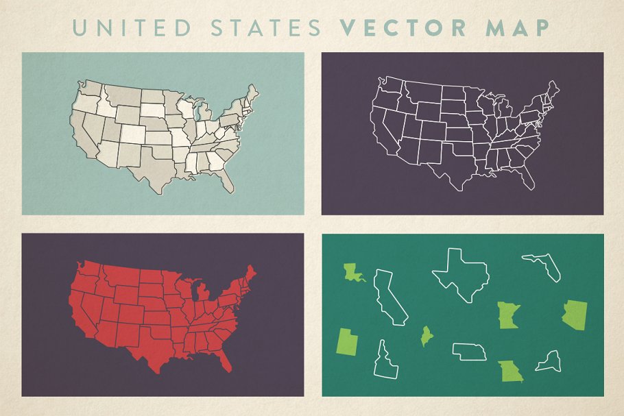 Download United States Vector Map