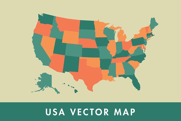 Download United States Vector Map