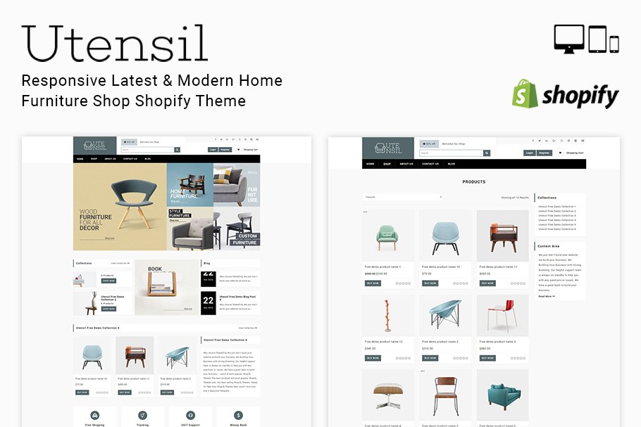 Download Utensil Furniture Shop Shopify Theme