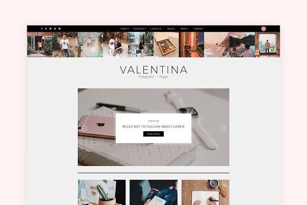 Download Valentina - A WordPress Blog Theme
