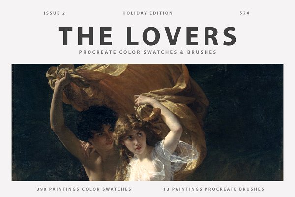 Download The Lovers Procreate Brushes
