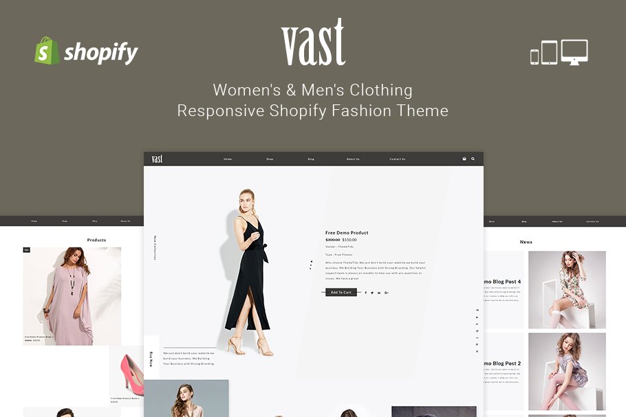 Download Vast Shopify Fashion Theme