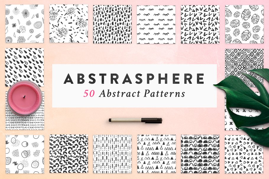 Download 50 Trendy Seamless Patterns