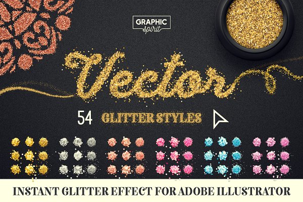 Download VECTOR GLITTER For Adobe Illustrator