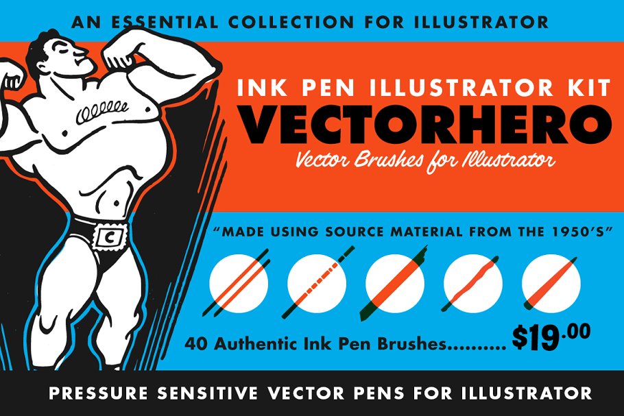 Download VectorHero | Brushes for Illustrator