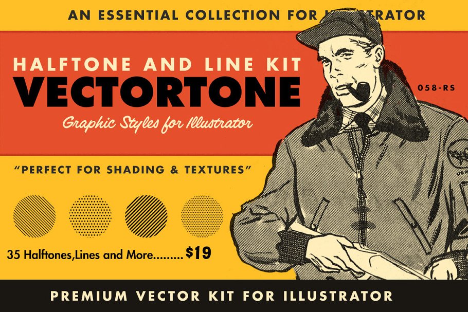 Download VectorTone | Retro Halftone Brushes