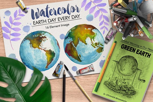 Download Watercolor Earth