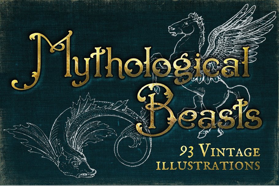 Download Vintage Mythological Beasts