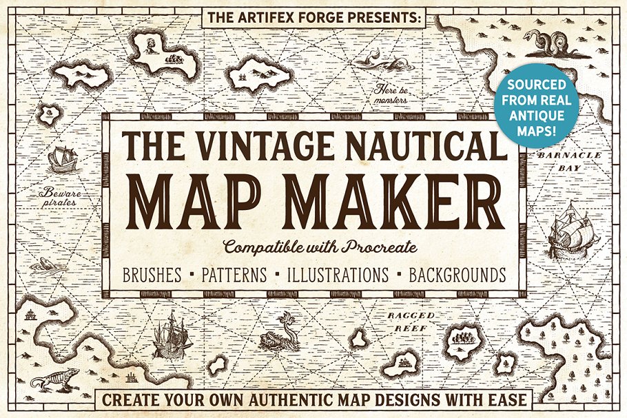Download The Vintage Nautical Map Maker