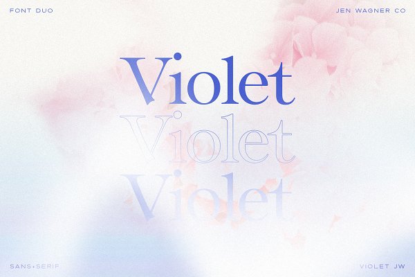 Download Violet JW Professional Font Duo