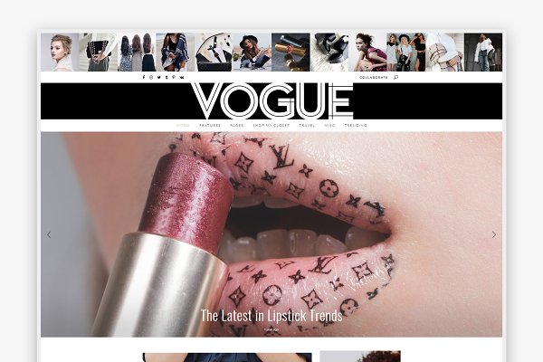 Download Vogue - Fashion WordPress Blog Theme