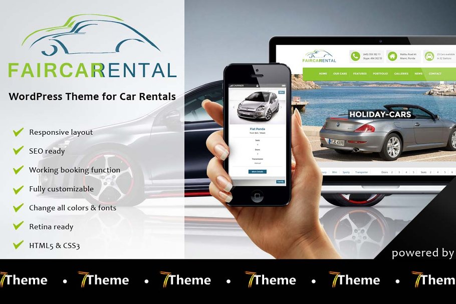 Download Faircar - WordPress Car Rental Theme